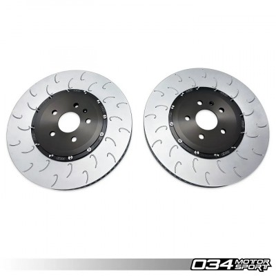 034 Motorsport 2-Piece Floating Front Brake Rotor Upgrade Kit for 8Y RS3